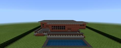 mincraft house 3d
