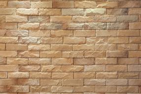 contemporary beige brick wall