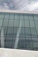 modern architecture of the opera in oslo