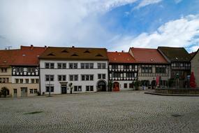 Marketplace Sangerhausen street