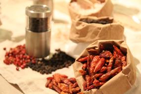 pepper spice bag