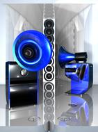 Horn Loudspeaker Cattle Hifi