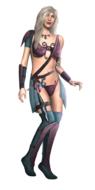 clipart of drawn fantastic woman warrior