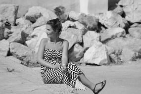 Woman Beauty Posing