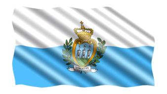 colorful flag of San Marino