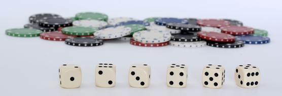 dice casino chips