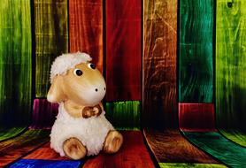 Figure of Funny Sheep