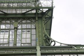 Building Green metal Glass