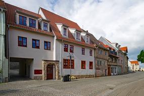 red white architecture