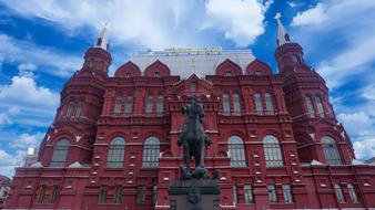 Red architecture Moscow