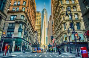 unusually beautiful Manhattan City