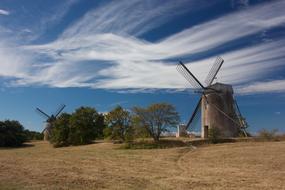 mill field sky