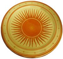 plate sun ceramic tableware plate
