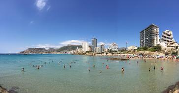 Calpe Beach Costa Blanca view