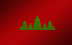 red christmas star background