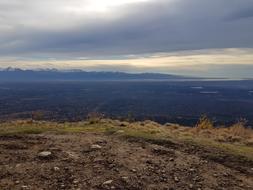 Mountain view from the hill