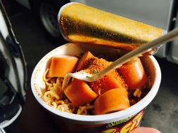 vermicelli and sausage