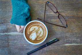 points near the sweet coffee