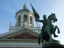 Royal Plaza Belgium Statue