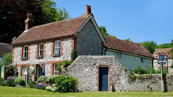 old house in a picturesque countryside