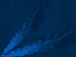 blue acrylic as background