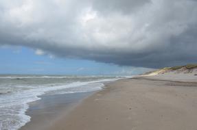 Denmark North Sea Beach scenery