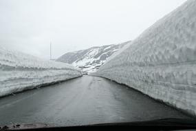 Road Snow Mountain