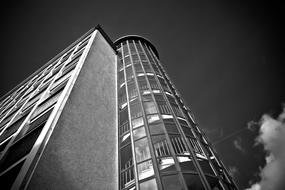 Building House black and white