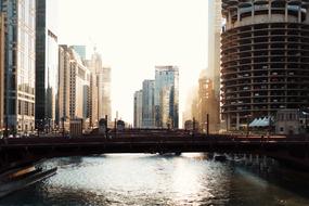 Architecture Buildings and river water