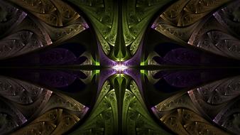 fractal green purple tin pattern texture