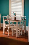 House Interior table, chairs