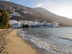 water and sand beach