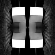Abstract Architecture, Black And white drawing