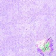background for scrapbooking, paper with drawn violet butterfly at bottom right