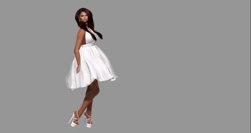 avatar woman dress elegant