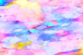 background art abstract watercolor ink green blue