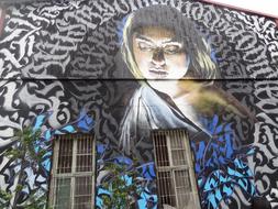 The Mural on wall in Taiwan