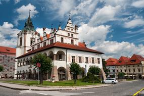 Photo of the historical center in Levoca, Slovakia