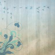 background scrapbooking paper birds decoration
