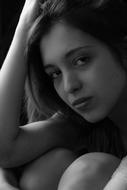 Woman Model monochrome Portrait