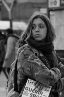 Portrait of a pretty girl on the street