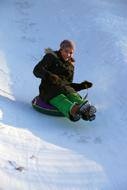 Man One Carnival Riding snow