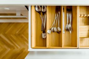 Kitchen Interior spoon, fork