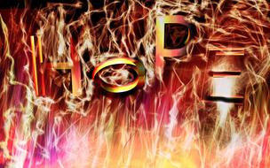 fire hope burnout background