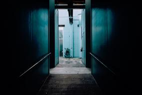 fabulous Teal Alley Corner