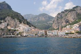 Italy Amalfi Coast lake