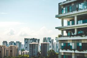 Architecture Buildings city blue