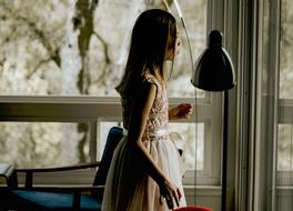 Home Interior and girl
