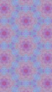 pattern pink hexagon flower