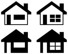 icon house real estate drawing
